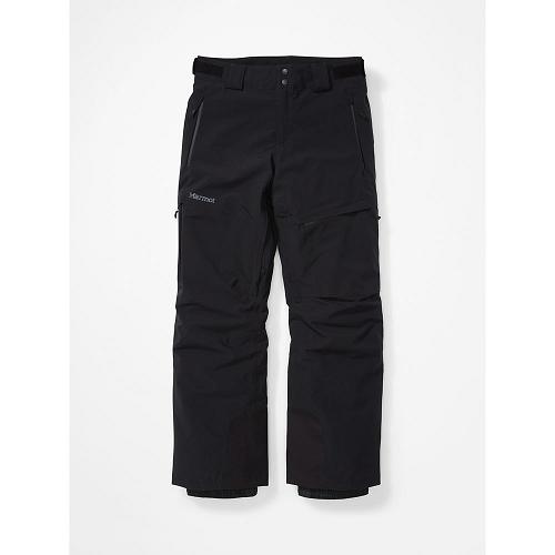 Marmot Ski Pants Black NZ - Layout Cargo Pants Mens NZ154968
